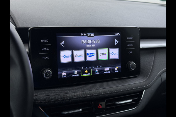 Škoda Fabia 1.0TSI 96PK 5Drs Ecc Navi* Camera Stoelverwarming Apple Carplay Android Auto Cruise Control Pdc Lmv Isofix Privacyglas Led Smartlink Bluetooth Keyless Licht-/regensensor Mooie en complete Skoda Fabia 380 Liter kofferruimte