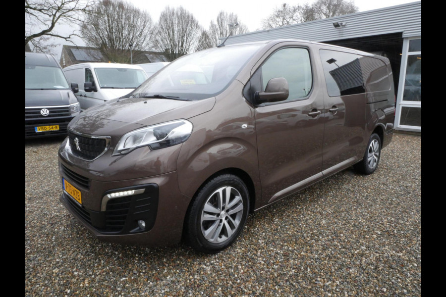 Peugeot Expert 2.0 BlueHDI 180PK, L3, Dubbel Cabine, Automaat, 2 x Schuifdeur, Airco