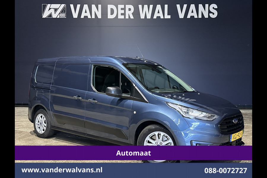 Ford Transit Connect 1.5 EcoBlue 100pk Automaat L2H1 Euro6 Airco | 3-Zits | Camera | Navigatie | LED | Cruisecontrol | LM velgen Android Auto, Parkeersensoren, Verwarmde voorruit, Bijrijdersbank