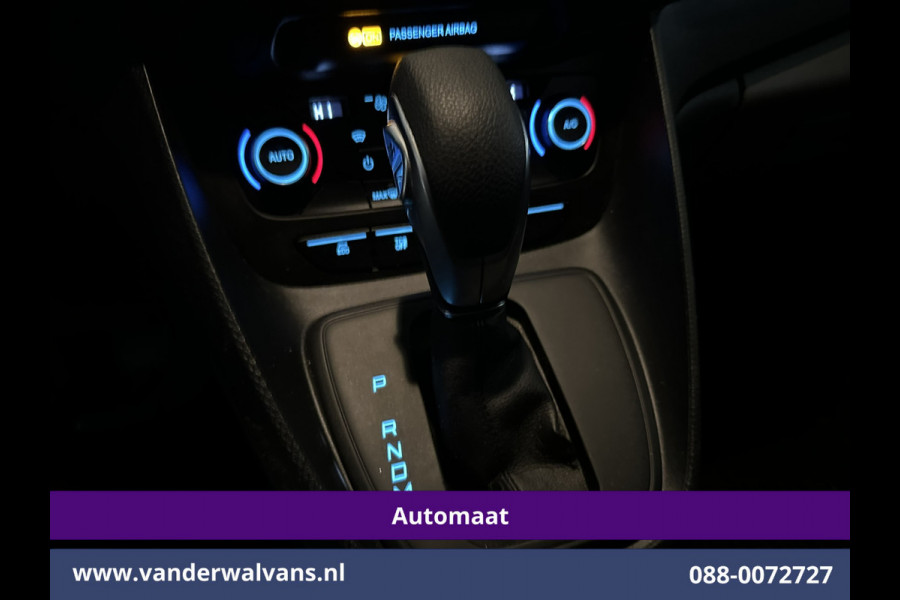Ford Transit Connect 1.5 EcoBlue 100pk Automaat L2H1 Euro6 Airco | 3-Zits | Camera | Navigatie | LED | Cruisecontrol | LM velgen Android Auto, Parkeersensoren, Verwarmde voorruit, Bijrijdersbank