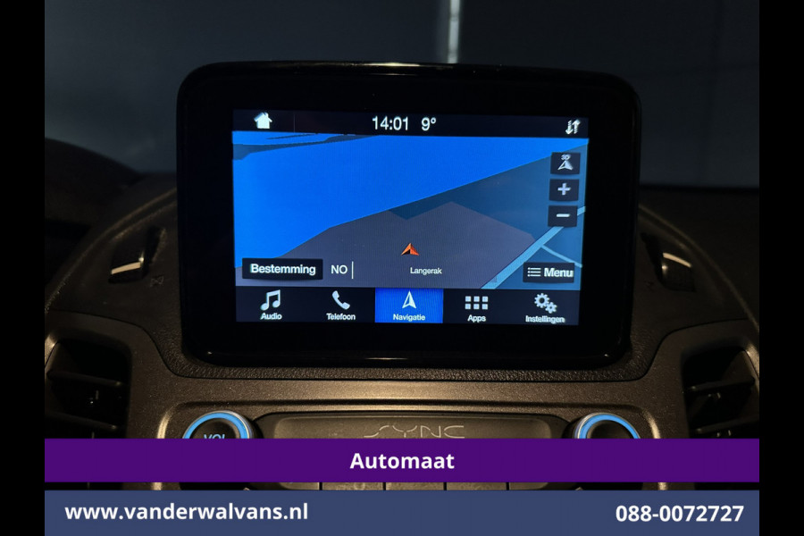 Ford Transit Connect 1.5 EcoBlue 100pk Automaat L2H1 Euro6 Airco | 3-Zits | Camera | Navigatie | LED | Cruisecontrol | LM velgen Android Auto, Parkeersensoren, Verwarmde voorruit, Bijrijdersbank