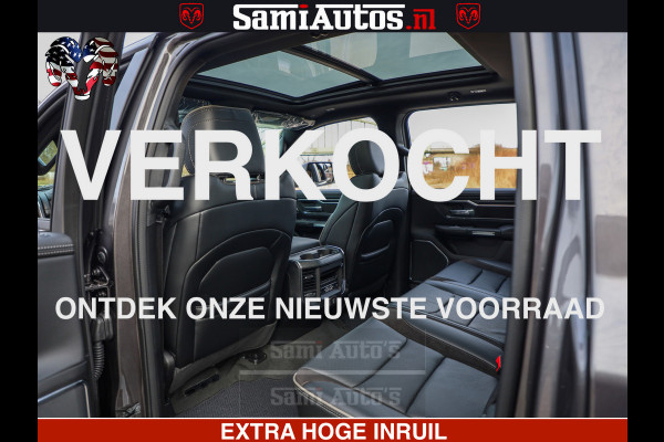 Dodge Ram 1500 Laramie Sport 5.7 V8 HEMI 402PK 4x4 | Panorama dak | 12' Scherm |Granite Crystal Metallic | Crew Cab | 5 Persoons | Dubbele Cabine | DC | VOORRAAD NR 2527 - 1273 |