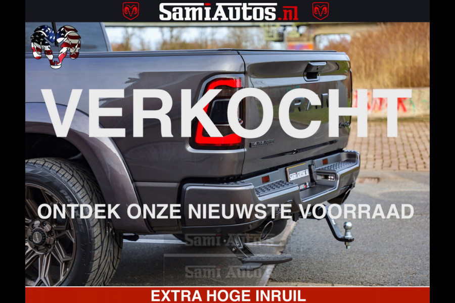 Dodge Ram 1500 Laramie Sport 5.7 V8 HEMI 402PK 4x4 | Panorama dak | 12' Scherm |Granite Crystal Metallic | Crew Cab | 5 Persoons | Dubbele Cabine | DC | VOORRAAD NR 2527 - 1273 |