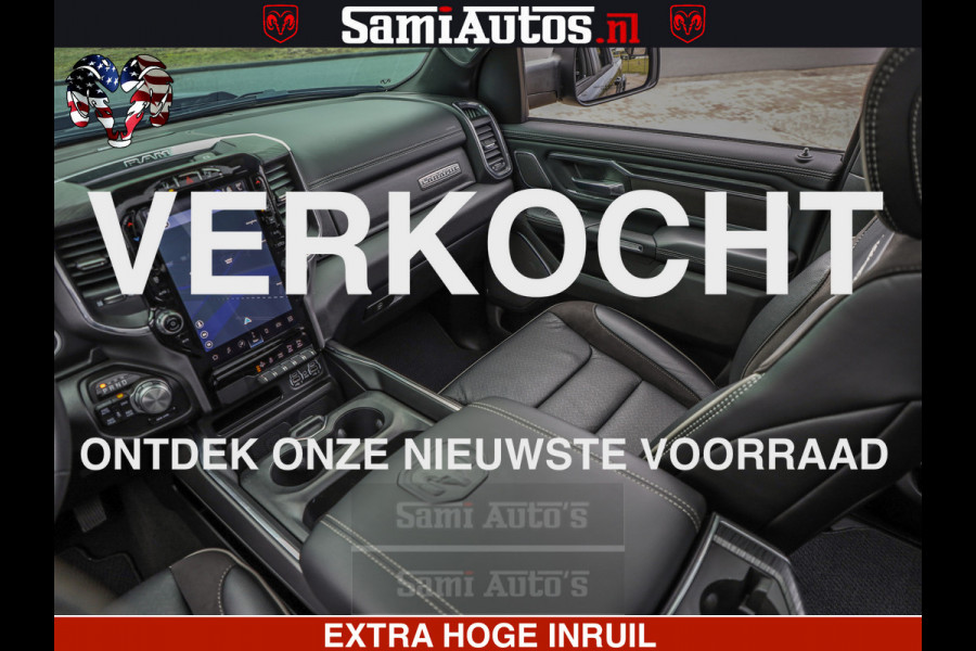Dodge Ram 1500 Laramie Sport 5.7 V8 HEMI 402PK 4x4 | Panorama dak | 12' Scherm |Granite Crystal Metallic | Crew Cab | 5 Persoons | Dubbele Cabine | DC | VOORRAAD NR 2527 - 1273 |