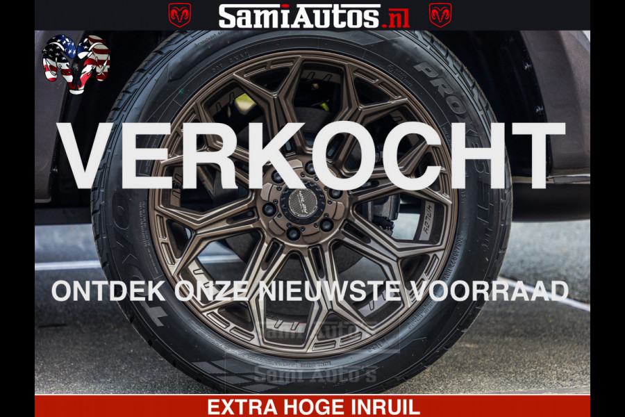 Dodge Ram 1500 Laramie Sport 5.7 V8 HEMI 402PK 4x4 | Panorama dak | 12' Scherm |Granite Crystal Metallic | Crew Cab | 5 Persoons | Dubbele Cabine | DC | VOORRAAD NR 2527 - 1273 |