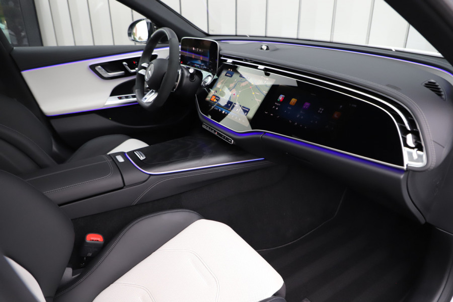 Mercedes-Benz E-Klasse AMG 53 4MATIC+ | 612PK | Achterasbesturing | Hyperscreen | Head-up | Schaalstoelen | Burmester 4D | Sfeerverlichting | 2024.