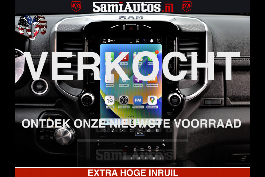 Dodge Ram 1500 LARAMIE SPORT | HEMI 5.7 V8 4x4 | LPG | Grootscherm 12" | LARAMIE PERFORMANCE | ZWART | CREWCAB 5'7 | GRIJSKENTEKEN | DUBBELE CABINE | 5 Persoons | VOORRAAD NR 2573 - 6545