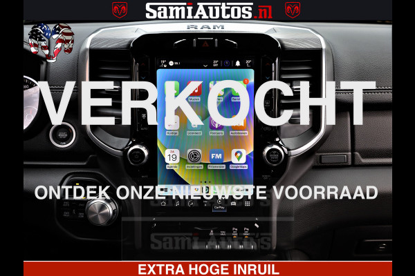 Dodge Ram 1500 LARAMIE SPORT | HEMI 5.7 V8 4x4 | LPG | Grootscherm 12" | LARAMIE PERFORMANCE | ZWART | CREWCAB 5'7 | GRIJSKENTEKEN | DUBBELE CABINE | 5 Persoons | VOORRAAD NR 2573 - 6545