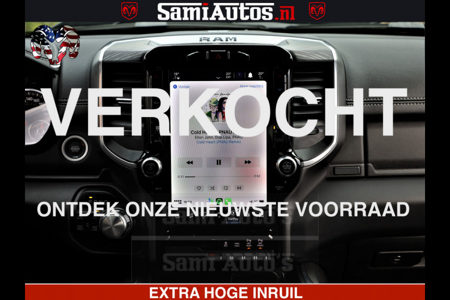 Dodge Ram 1500 LARAMIE SPORT | HEMI 5.7 V8 4x4 | LPG | Grootscherm 12" | LARAMIE PERFORMANCE | ZWART | CREWCAB 5'7 | GRIJSKENTEKEN | DUBBELE CABINE | 5 Persoons | VOORRAAD NR 2573 - 6545