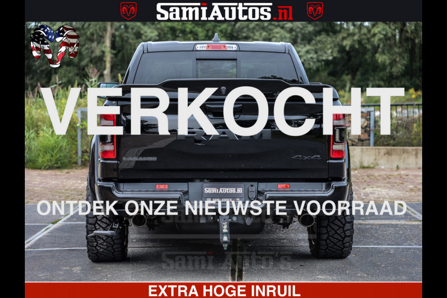 Dodge Ram 1500 LARAMIE SPORT | HEMI 5.7 V8 4x4 | LPG | Grootscherm 12" | LARAMIE PERFORMANCE | ZWART | CREWCAB 5'7 | GRIJSKENTEKEN | DUBBELE CABINE | 5 Persoons | VOORRAAD NR 2573 - 6545