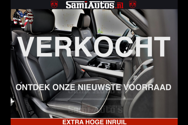 Dodge Ram 1500 LARAMIE SPORT | HEMI 5.7 V8 4x4 | LPG | Grootscherm 12" | LARAMIE PERFORMANCE | ZWART | CREWCAB 5'7 | GRIJSKENTEKEN | DUBBELE CABINE | 5 Persoons | VOORRAAD NR 2573 - 6545