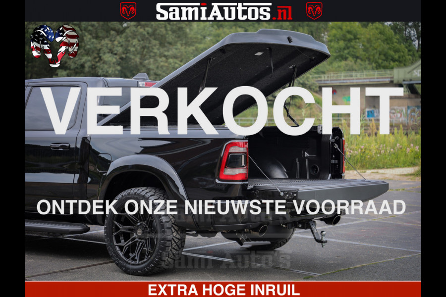 Dodge Ram 1500 LARAMIE SPORT | HEMI 5.7 V8 4x4 | LPG | Grootscherm 12" | LARAMIE PERFORMANCE | ZWART | CREWCAB 5'7 | GRIJSKENTEKEN | DUBBELE CABINE | 5 Persoons | VOORRAAD NR 2573 - 6545