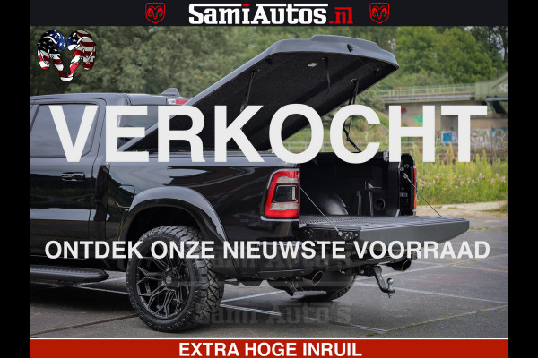 Dodge Ram 1500 LARAMIE SPORT | HEMI 5.7 V8 4x4 | LPG | Grootscherm 12" | LARAMIE PERFORMANCE | ZWART | CREWCAB 5'7 | GRIJSKENTEKEN | DUBBELE CABINE | 5 Persoons | VOORRAAD NR 2573 - 6545