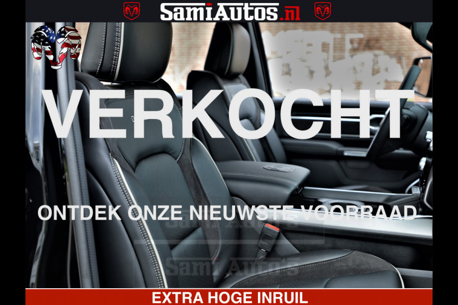 Dodge Ram 1500 LARAMIE SPORT | HEMI 5.7 V8 4x4 | LPG | Grootscherm 12" | LARAMIE PERFORMANCE | ZWART | CREWCAB 5'7 | GRIJSKENTEKEN | DUBBELE CABINE | 5 Persoons | VOORRAAD NR 2573 - 6545