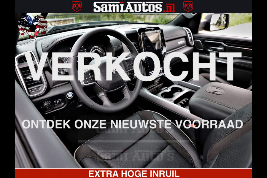 Dodge Ram 1500 LARAMIE SPORT | HEMI 5.7 V8 4x4 | LPG | Grootscherm 12" | LARAMIE PERFORMANCE | ZWART | CREWCAB 5'7 | GRIJSKENTEKEN | DUBBELE CABINE | 5 Persoons | VOORRAAD NR 2573 - 6545