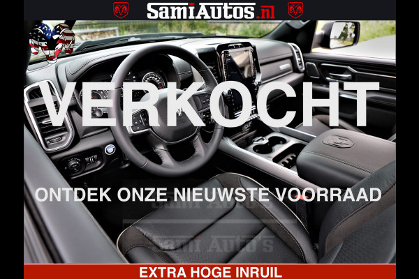 Dodge Ram 1500 LARAMIE SPORT | HEMI 5.7 V8 4x4 | LPG | Grootscherm 12" | LARAMIE PERFORMANCE | ZWART | CREWCAB 5'7 | GRIJSKENTEKEN | DUBBELE CABINE | 5 Persoons | VOORRAAD NR 2573 - 6545