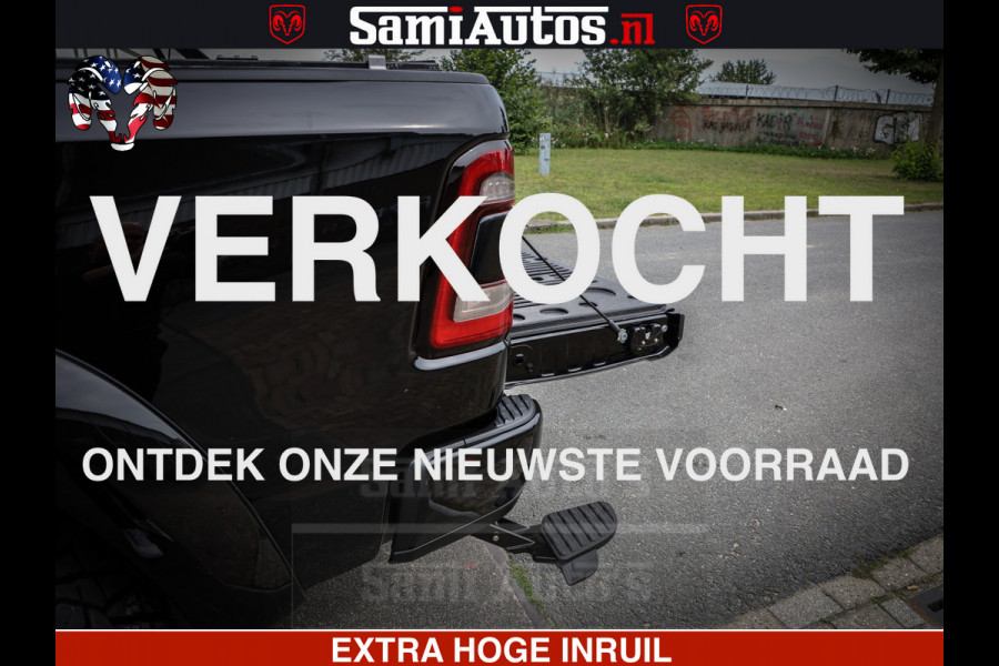 Dodge Ram 1500 LARAMIE SPORT | HEMI 5.7 V8 4x4 | LPG | Grootscherm 12" | LARAMIE PERFORMANCE | ZWART | CREWCAB 5'7 | GRIJSKENTEKEN | DUBBELE CABINE | 5 Persoons | VOORRAAD NR 2573 - 6545