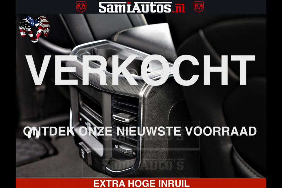 Dodge Ram 1500 LARAMIE SPORT | HEMI 5.7 V8 4x4 | LPG | Grootscherm 12" | LARAMIE PERFORMANCE | ZWART | CREWCAB 5'7 | GRIJSKENTEKEN | DUBBELE CABINE | 5 Persoons | VOORRAAD NR 2573 - 6545