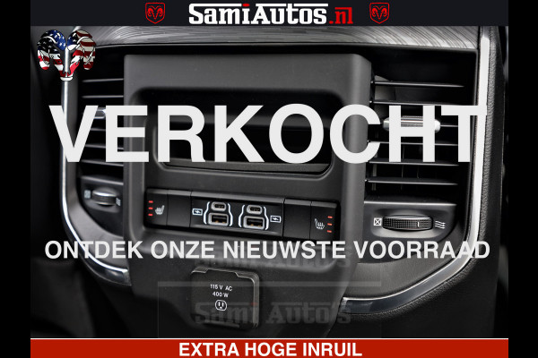 Dodge Ram 1500 LARAMIE SPORT | HEMI 5.7 V8 4x4 | LPG | Grootscherm 12" | LARAMIE PERFORMANCE | ZWART | CREWCAB 5'7 | GRIJSKENTEKEN | DUBBELE CABINE | 5 Persoons | VOORRAAD NR 2573 - 6545