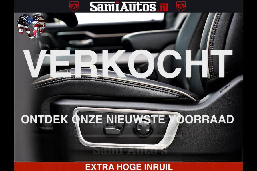 Dodge Ram 1500 LARAMIE SPORT | HEMI 5.7 V8 4x4 | LPG | Grootscherm 12" | LARAMIE PERFORMANCE | ZWART | CREWCAB 5'7 | GRIJSKENTEKEN | DUBBELE CABINE | 5 Persoons | VOORRAAD NR 2573 - 6545