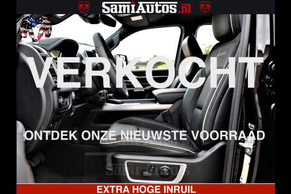 Dodge Ram 1500 LARAMIE SPORT | HEMI 5.7 V8 4x4 | LPG | Grootscherm 12" | LARAMIE PERFORMANCE | ZWART | CREWCAB 5'7 | GRIJSKENTEKEN | DUBBELE CABINE | 5 Persoons | VOORRAAD NR 2573 - 6545