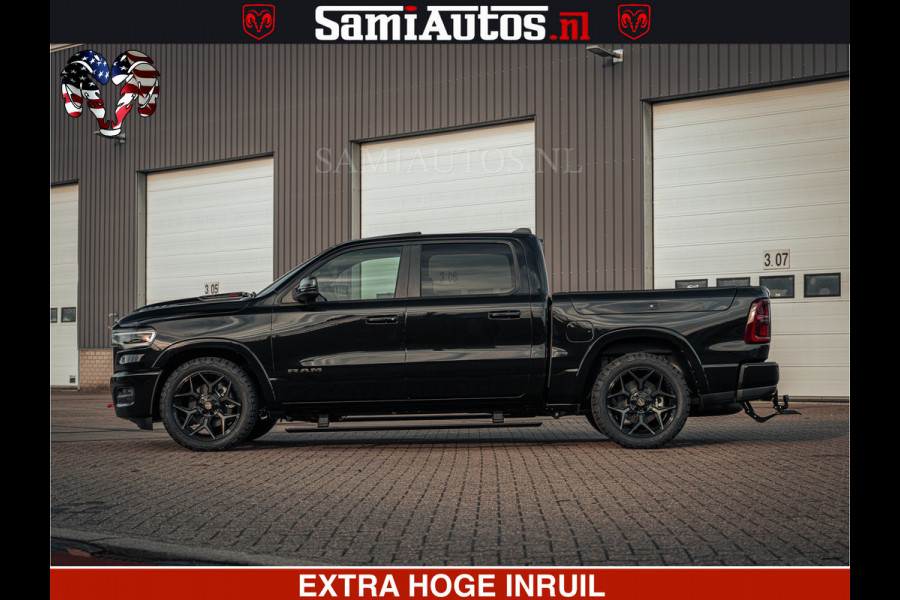 Dodge Ram Limited H.O 540PK 706Nm | Massage + Full Option | De Meest Luxe en Volle Pick-Up in zijn Klasse | Comfortabele Dubbele Cabine met Royale 5 Zitplaatsen | BPM vrij | Nu Leverbaar uit Voorraad | Voorraad Nr 2326 - 5169