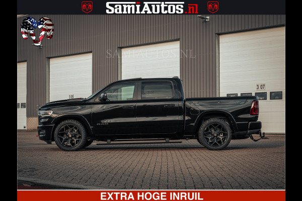 Dodge Ram Limited H.O 540PK 706Nm | Massage + Full Option | De Meest Luxe en Volle Pick-Up in zijn Klasse | Comfortabele Dubbele Cabine met Royale 5 Zitplaatsen | BPM vrij | Nu Leverbaar uit Voorraad | Voorraad Nr 2326 - 5169