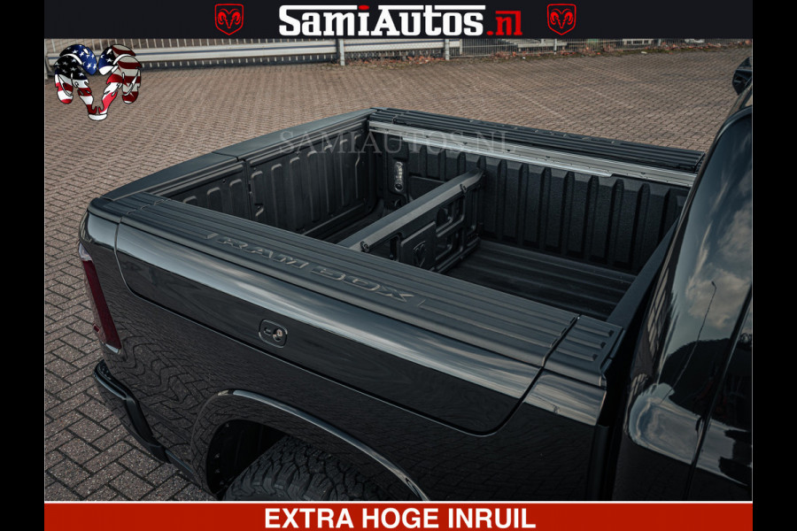 Dodge Ram Limited H.O 540PK 706Nm | Massage + Full Option | De Meest Luxe en Volle Pick-Up in zijn Klasse | Comfortabele Dubbele Cabine met Royale 5 Zitplaatsen | BPM vrij | Nu Leverbaar uit Voorraad | Voorraad Nr 2326 - 5169