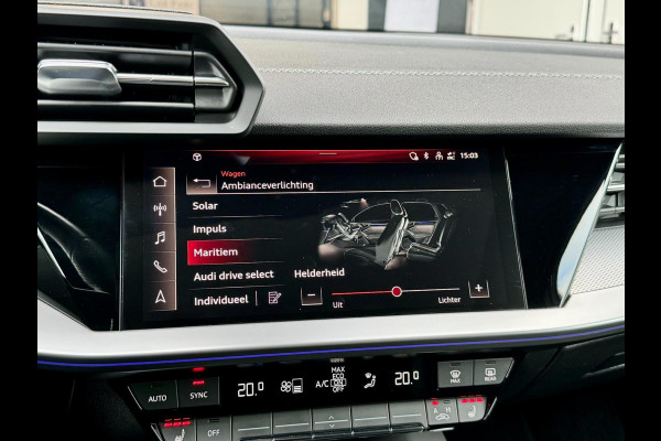 Audi S3 Limousine 2.0 TFSI quattro 310+PK ABT LED/B&O/PANO/SFEER/LEER+ALCANTARA+S.VERWARMING/20" LMV/CAM/ACC/LINE/12 MND GARANTIE!