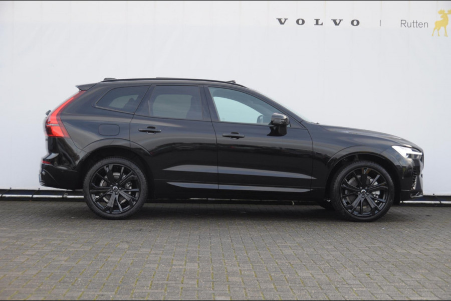 Volvo XC60 T6 350PK Automaat AWD Ultra Black Edition Facelift/ Head-up display/ Harman Kardon audio/ BLIS/ Elektrischbedienbare stoelen met geheugen / Panoramadak/ Adaptive cruise control/ Pilot assist/ Apple Carplay/ Android auto/