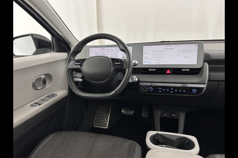Hyundai IONIQ 5 Connect+ 73kWh (3-Fase-11kW) {SOH-98%} INCL-BTW) Aut *HEATPUMP | LEATHER-FABRIC | BOSE-AUDIO | FULL-LED | DIGI-COCKPIT | AMBIENTLIGHT | DAB | SHIFTPADDLES | HEAD-UP | NAVI-FULLMAP | KEYLESS | CAMERA | HEATED-COMFORTSEATS | TOWBAR*