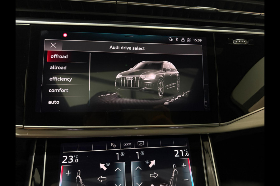 Audi Q7 55 TFSI e Quattro S Pano ACC Trekhaak 360° Cam B&O Memory Leder/Alcantara
