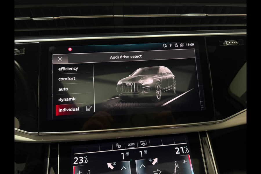 Audi Q7 55 TFSI e Quattro S Pano ACC Trekhaak 360° Cam B&O Memory Leder/Alcantara