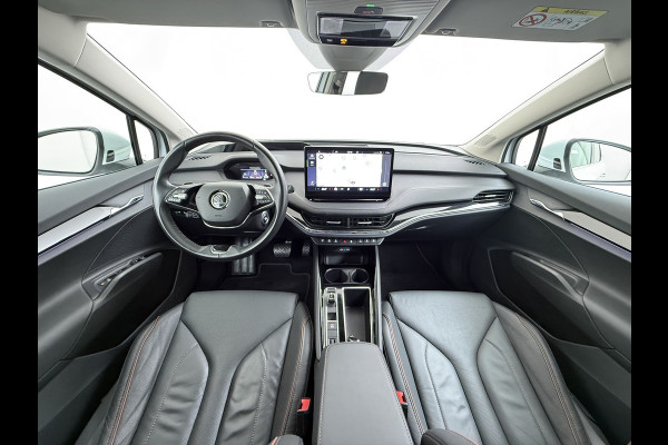 Škoda ENYAQ iV 80 Leder Elek.Stoel+Memory Adap.Cruise Head-Up Display Assistentie Pakket Camera Navi Ecc Stuurverwarming Pdc SOH 88% Matrix-Led Lmv Apple Carplay Android Auto Keyless Rijstrooksensor Dodehoek detectie File Zeer compleet!
