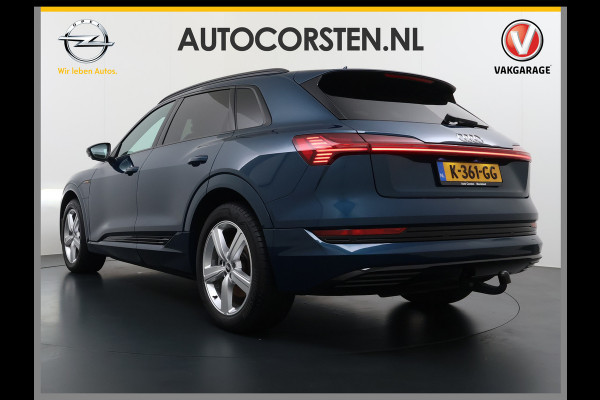Audi e-tron 55 408pk BOMVOL Pano-Dak Elektr.Sp.Stoel+Leer+Mem. Quattro 95kWh Trekhaak Adap.Cruise Matrix Led 360°Camera Apple Carplay Androi SOH 96% Elek.Achterklep  AWD 4WD 1.800KG Trekgewicht 1e Eigenaar Origineel Nederlandse Auto Zeer complete Audi 55 E-tron