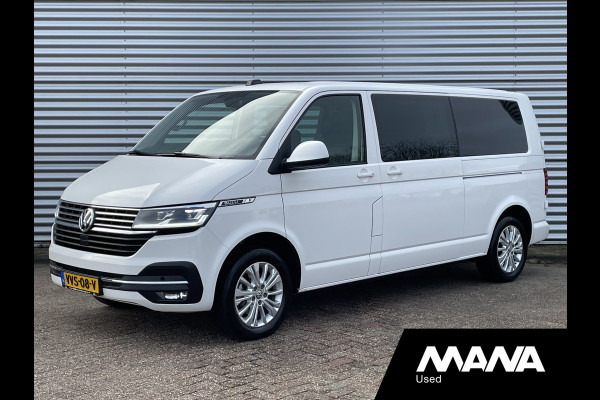 Volkswagen Transporter 2.0TDI 150PK L2H1 DC Bulli Automaat Leer LED Navi Carplay Trekhaak