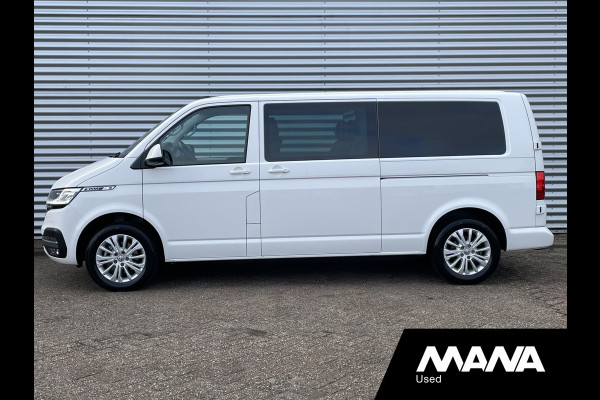 Volkswagen Transporter 2.0TDI 150PK L2H1 DC Bulli Automaat Leer LED Navi Carplay Trekhaak