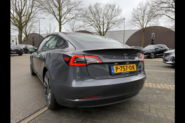 Tesla Model 3 Performance AWD 75 kWh SOH 96% | 20 INCH VELGEN ALS NIEUW | SUPER NETTE AUTO | FABRIEKSGARANTIE OP HOOGVOLTACCU EN AANDRIJFLIJN T/M 03-2030 |