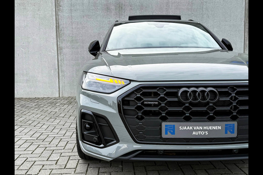 Audi Q5 50TFSI e 299PK Quattro Competition S Edition S-Line 1é Eig! Audi Exclusive|Pano|Luchtvering|S-Kuipstoelen|HD Matrix|Carbon