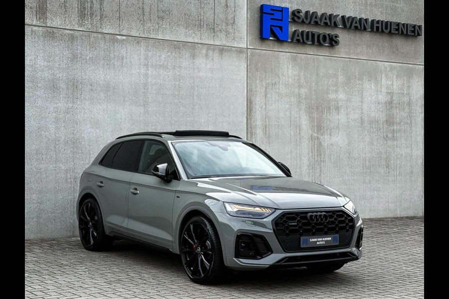 Audi Q5 50TFSI e 299PK Quattro Competition S Edition S-Line 1é Eig! Audi Exclusive|Pano|Luchtvering|S-Kuipstoelen|HD Matrix|Carbon