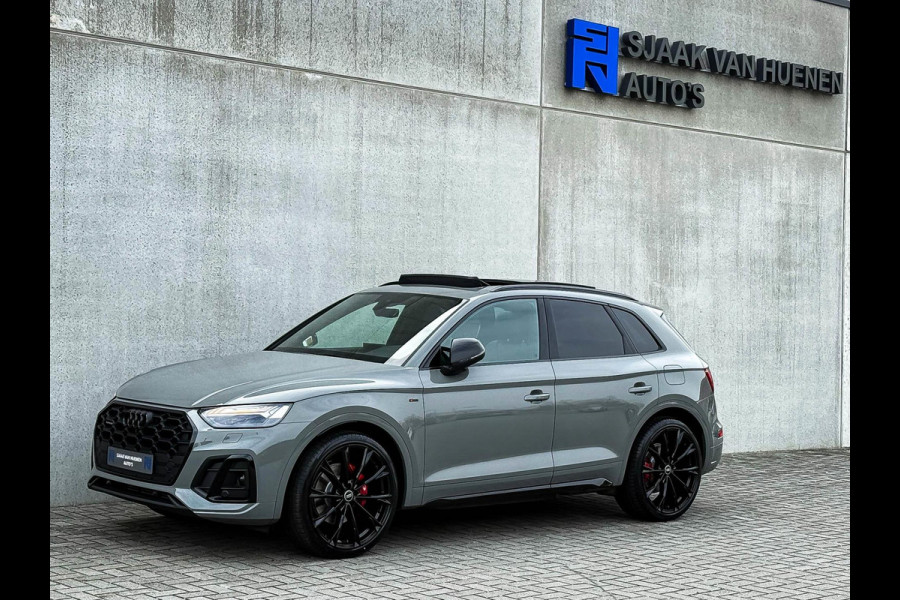 Audi Q5 50TFSI e 299PK Quattro Competition S Edition S-Line 1é Eig! Audi Exclusive|Pano|Luchtvering|S-Kuipstoelen|HD Matrix|Carbon