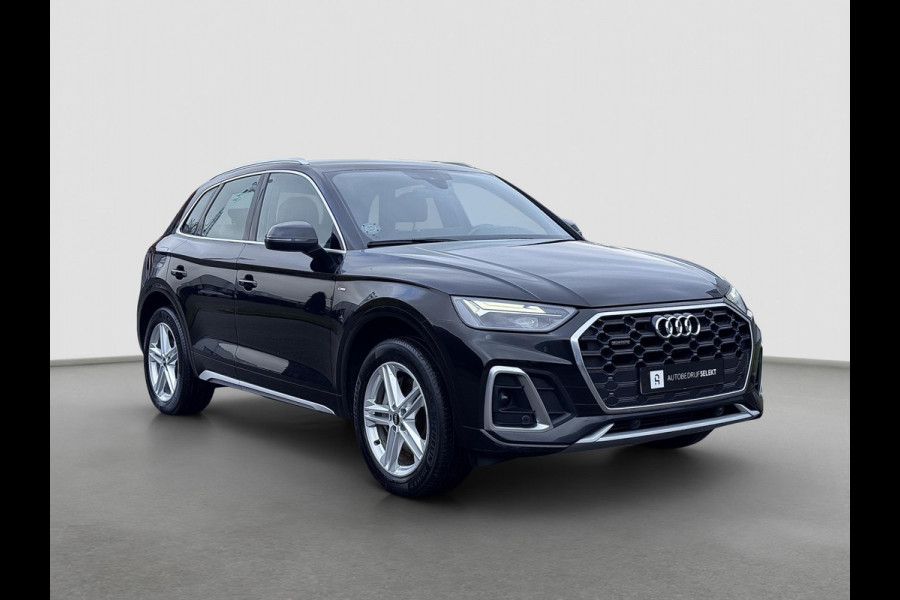 Audi Q5 50 TFSI e S-line | Trekhaak | Carplay | ACC | Stoelverwarming | Elektr. achterklep | DAB+ | LED