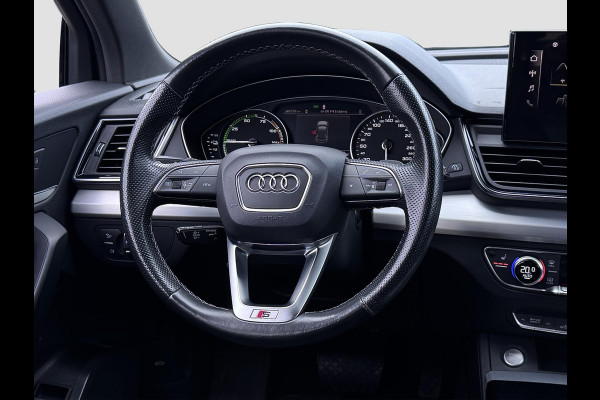 Audi Q5 50 TFSI e S-line | Trekhaak | Carplay | ACC | Stoelverwarming | Elektr. achterklep | DAB+ | LED