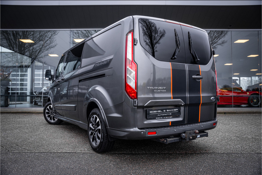 Ford Transit Custom 320 2.0 TDCI 185pk Aut. L2H1 Sport ** Dubbel Cabine ** Leer ** Trekhaak