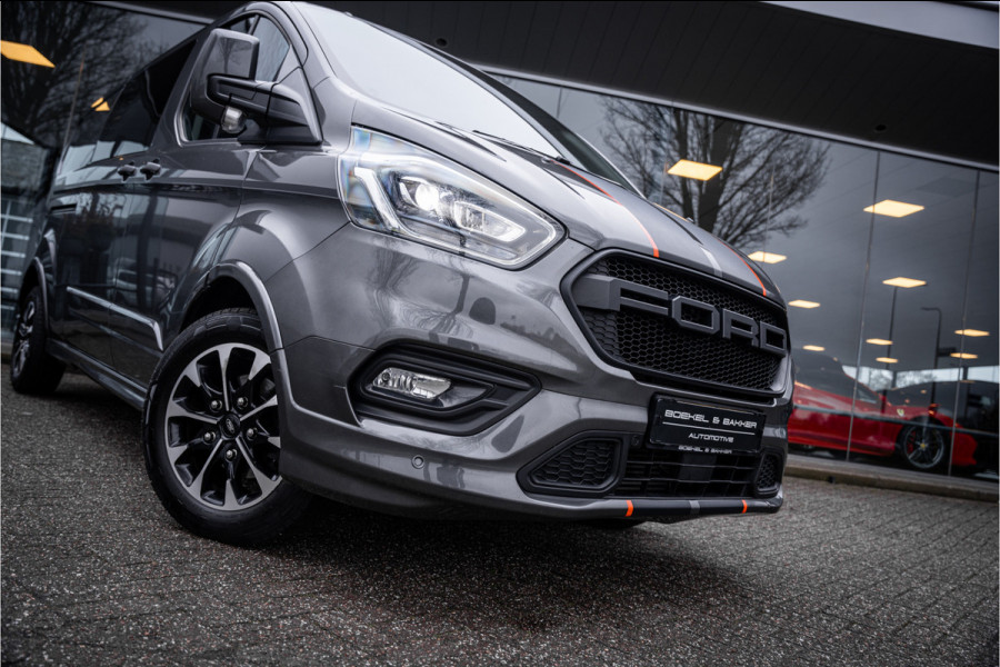 Ford Transit Custom 320 2.0 TDCI 185pk Aut. L2H1 Sport ** Dubbel Cabine ** Leer ** Trekhaak