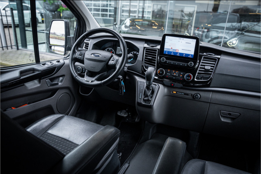 Ford Transit Custom 320 2.0 TDCI 185pk Aut. L2H1 Sport ** Dubbel Cabine ** Leer ** Trekhaak