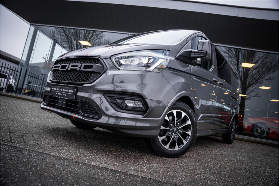 Ford Transit Custom 320 2.0 TDCI 185pk Aut. L2H1 Sport ** Dubbel Cabine ** Leer ** Trekhaak