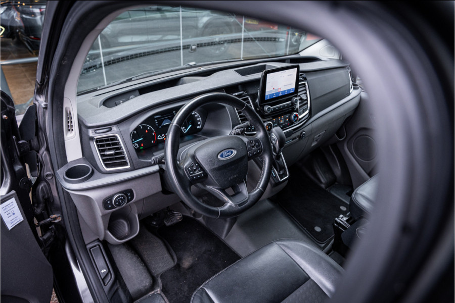 Ford Transit Custom 320 2.0 TDCI 185pk Aut. L2H1 Sport ** Dubbel Cabine ** Leer ** Trekhaak