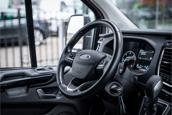 Ford Transit Custom 320 2.0 TDCI 185pk Aut. L2H1 Sport ** Dubbel Cabine ** Leer ** Trekhaak
