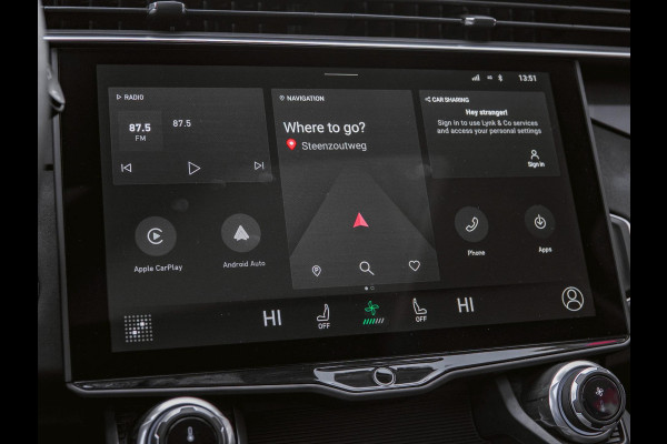 Lynk & Co 01 1.5 Black Edition Trekhaak|Panoramadak|360° Camera|ACC|Stoelverwarming|Navi|Carplay